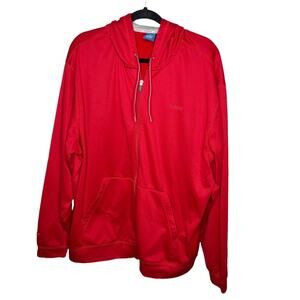 REEBOK / red classic full zip hooded sweatshirt jacket / XXL